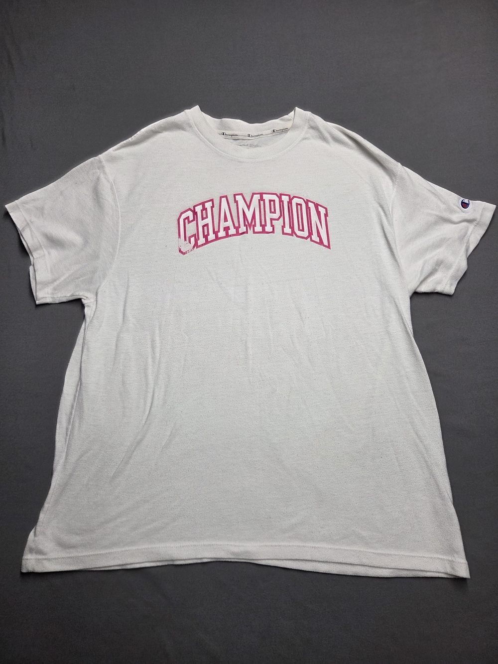 Champion Authentic Athleticwear Grey Arc Logo University T-Shirt Men's Size M